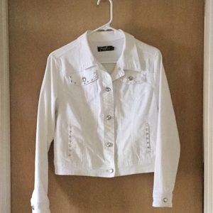 White Jean jacket